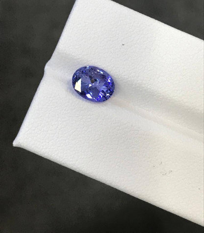 1.54ct natural tanzanite oval cut loose gemstone, photo 3