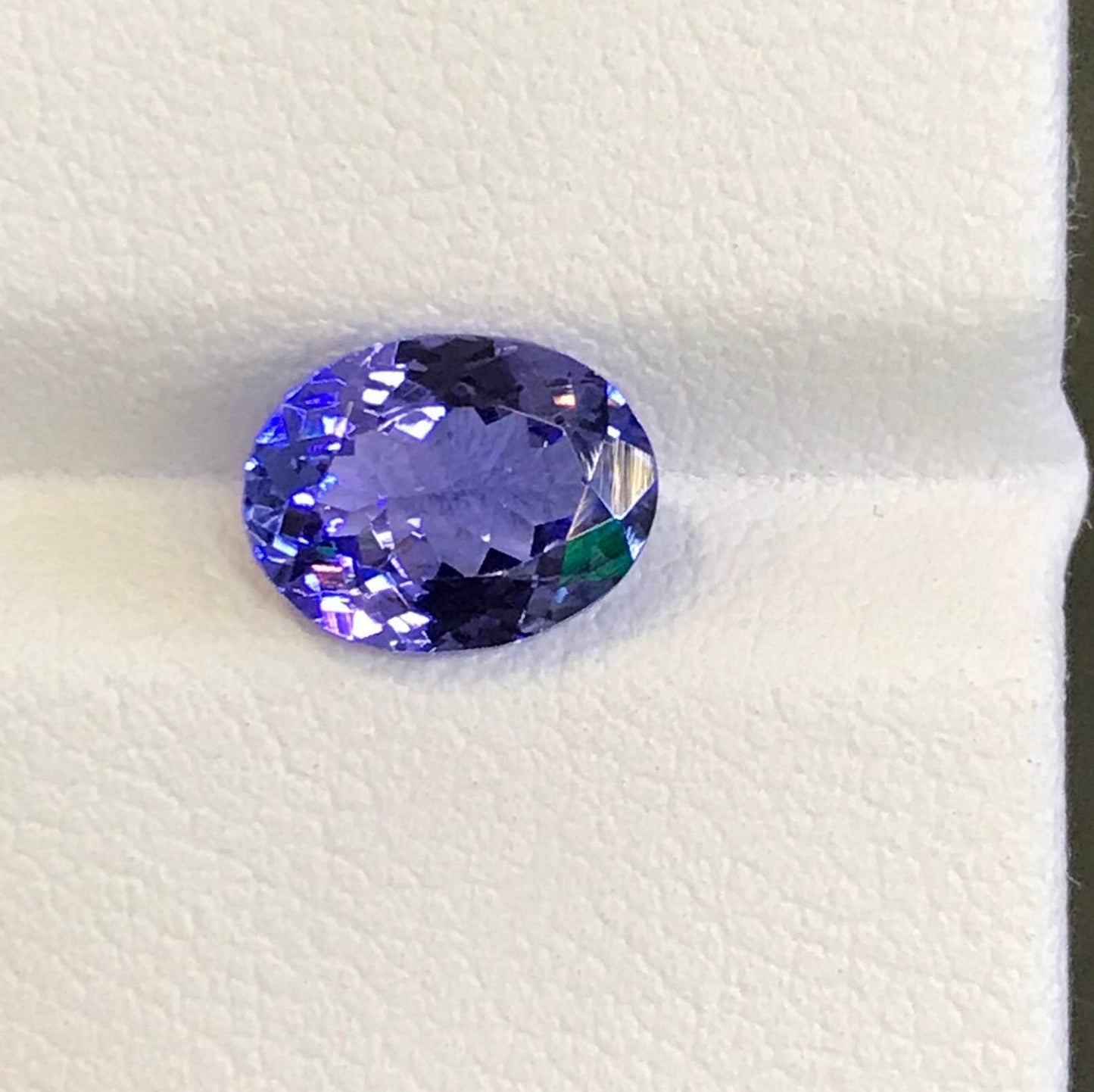 1.95 Carats Natural Flawless Blue Oval Cut Tanzanite Merelanimine December Birthstone Lt#4