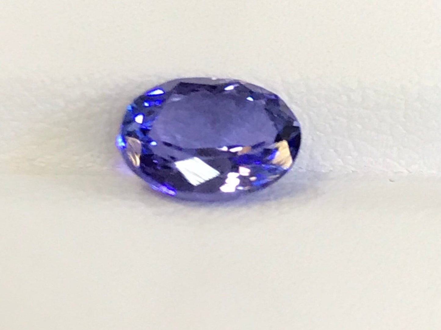 1.95 Carats Natural Flawless Blue Oval Cut Tanzanite Merelanimine December Birthstone Lt#4