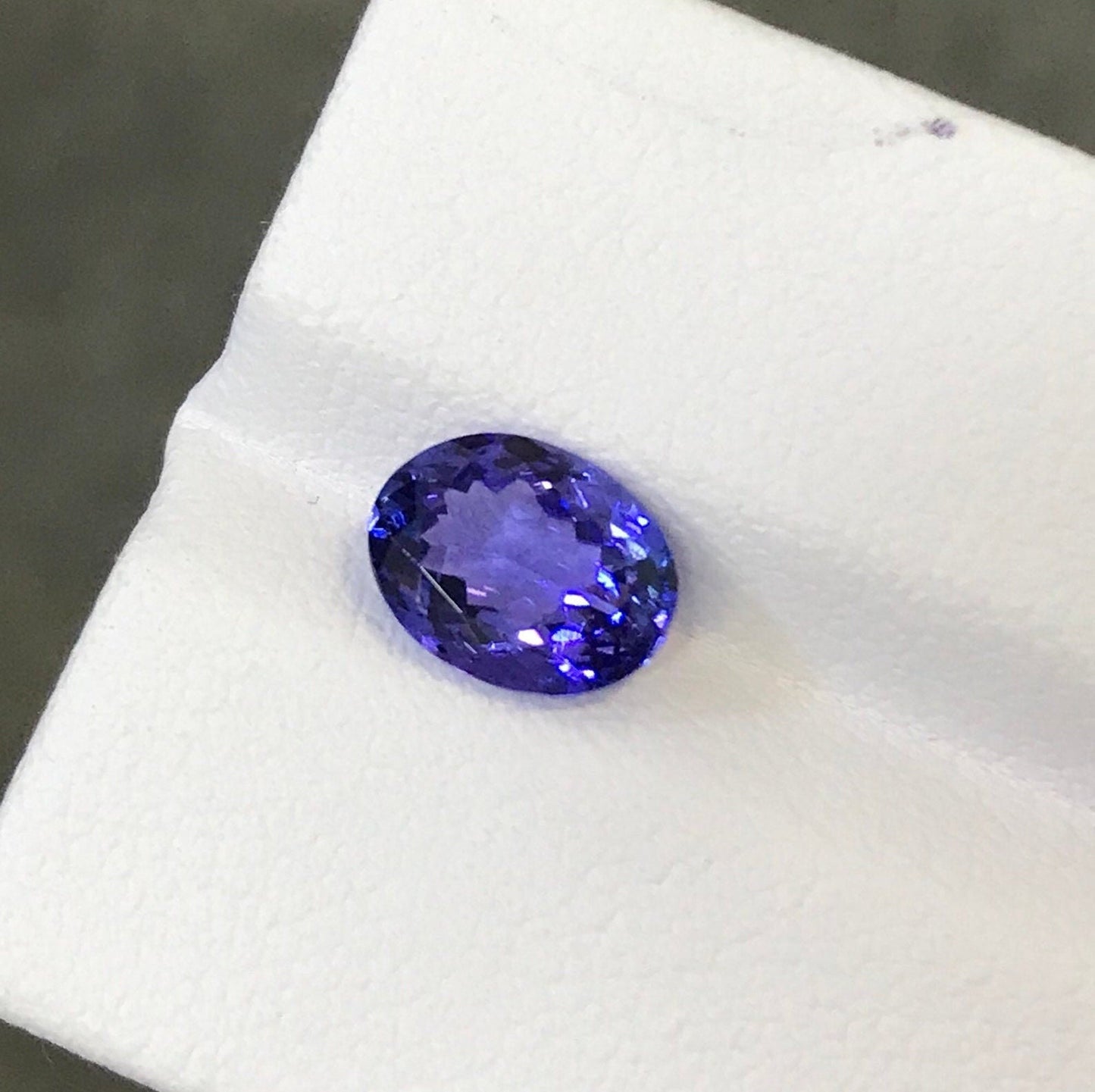 1.62Carats Natural Flawless Oval Cut Good Color Tanzanite December Birthstone Merelani mine Lt #6