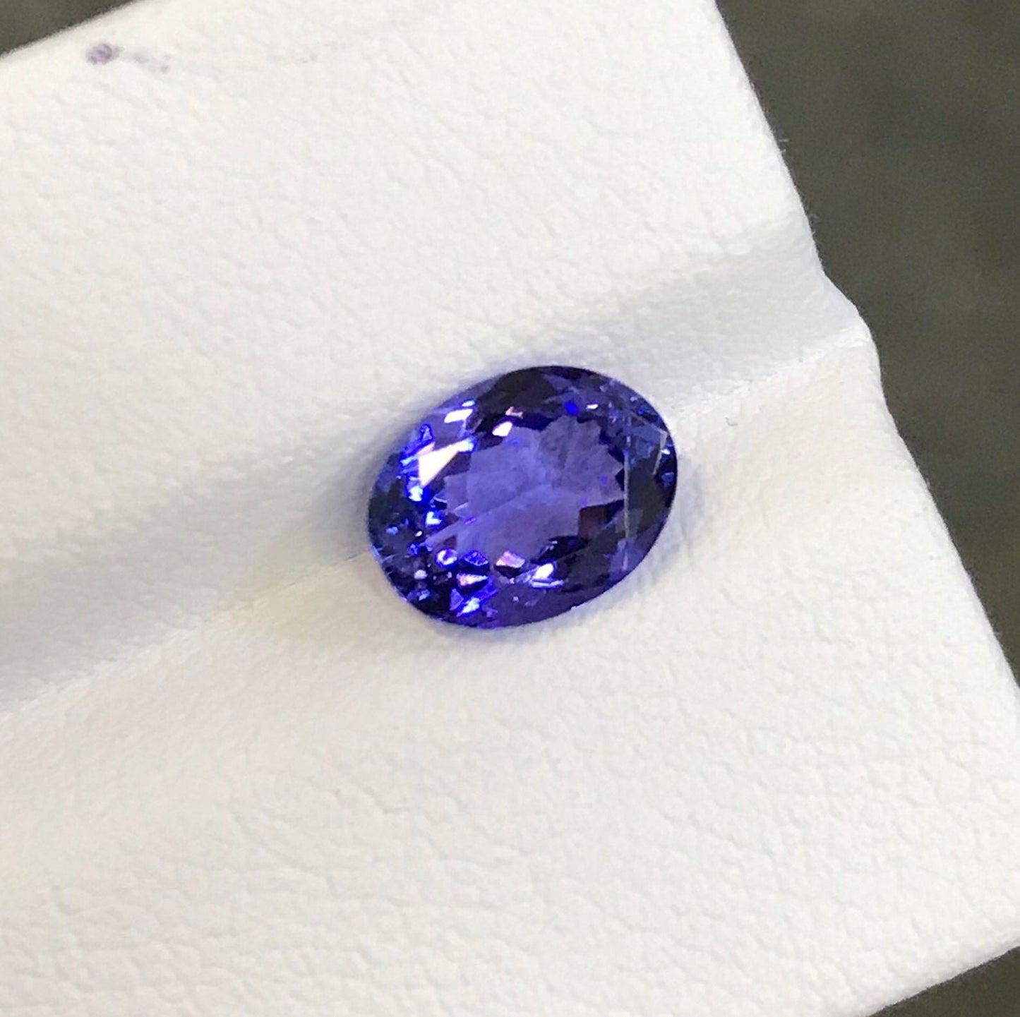 1.62Carats Natural Flawless Oval Cut Good Color Tanzanite December Birthstone Merelani mine Lt #6