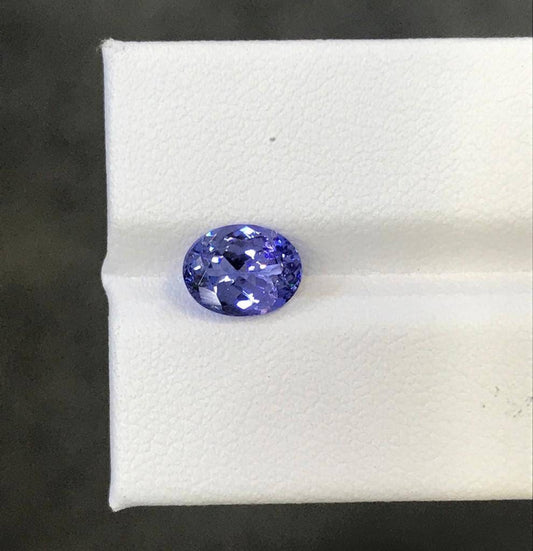 Natural  Tanzanite 1.54 Carats Flawless Oval Cut Tanzanite December Birthstone For Ring #1