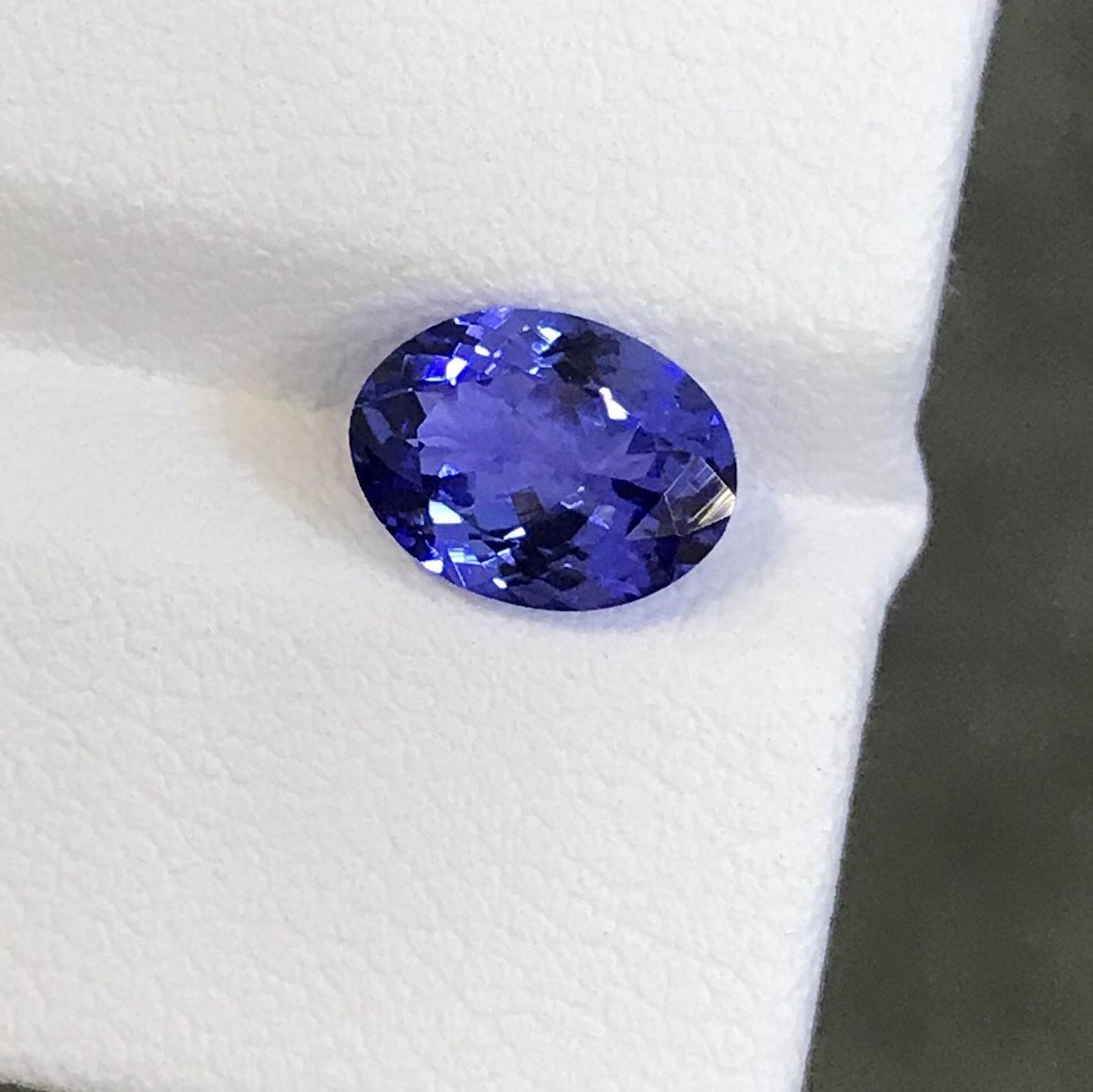 1.86Carats 9x6.70mm Natural Flawless Oval Cut Good Color Tanzanite December Birthstone Merelani mine Lt #7