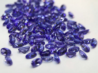 5x3mm natural tanzanite oval lot, photo 1