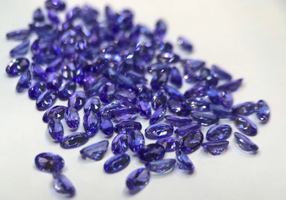 5x3mm natural tanzanite oval lot, photo 2