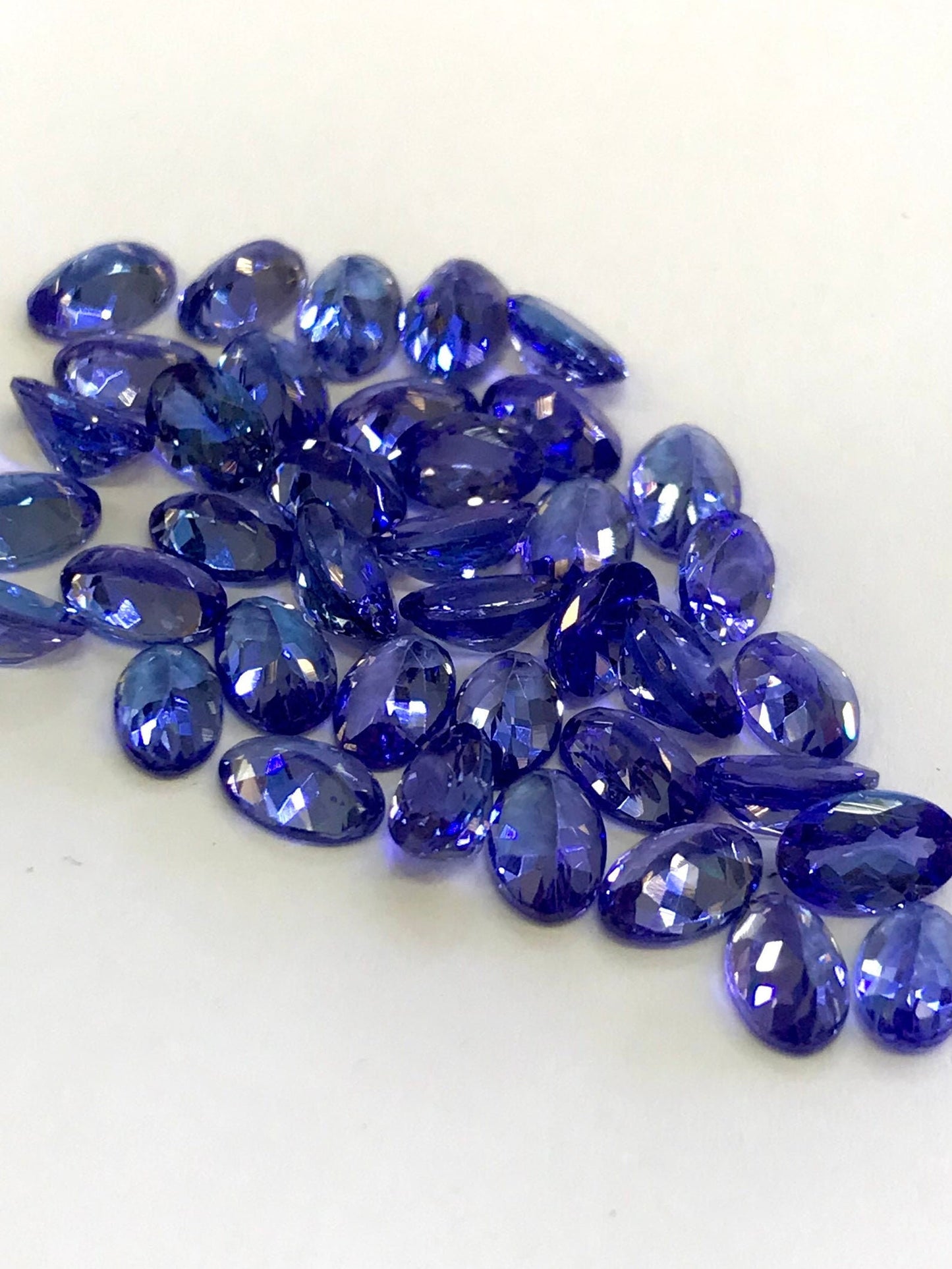 6x4mm Oval Flawless Tanzanite Good Color Good Quality Excellent Cut Lot