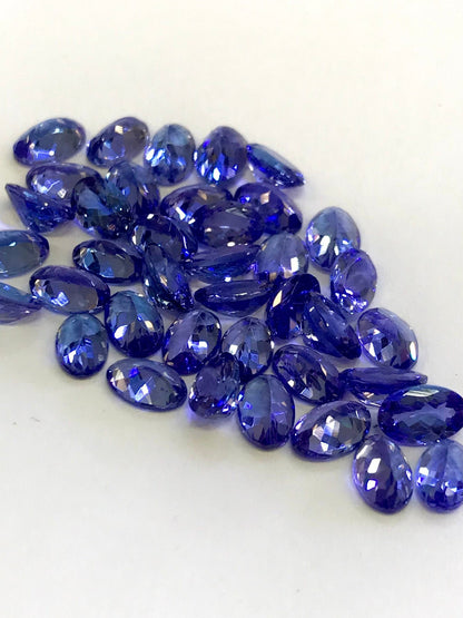 6x4mm natural tanzanite oval lot, photo 2