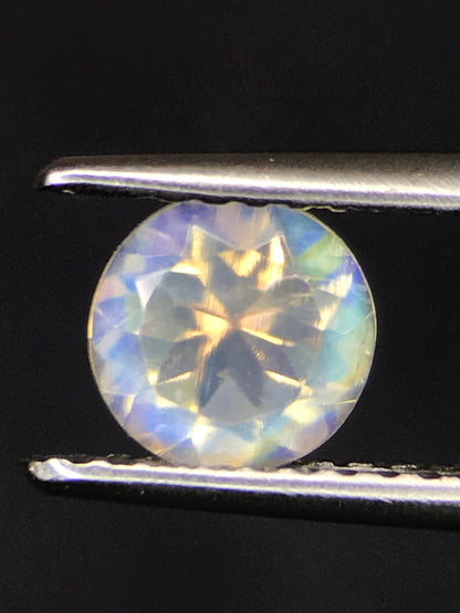 6mm rainbow moonstone round gem, photo 3