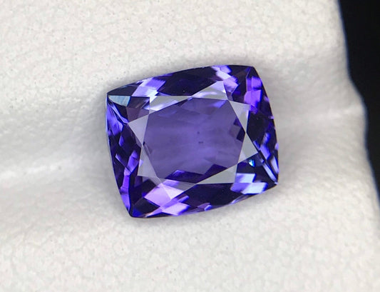 Natural Tanzanite 2.80carats Long Cushion Cut Violet Blue Excellent Cut Good Color December Birthstone Lt# 6