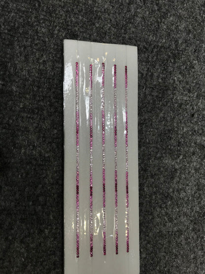 2mm pink sapphire round bracelet, photo 4