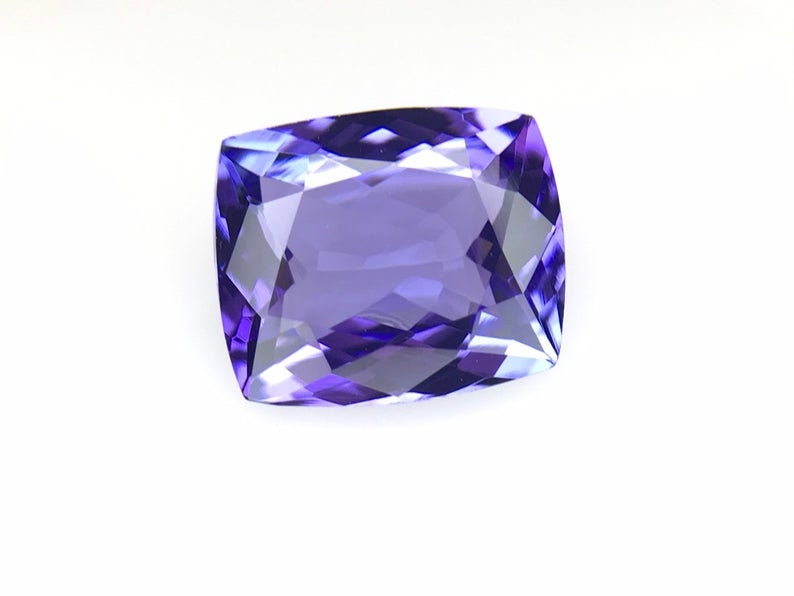 Natural Tanzanite 2.80carats Long Cushion Cut Violet Blue Excellent Cut Good Color December Birthstone Lt# 6