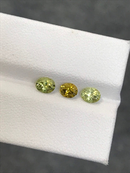 5x4mm grossular garnet oval loose lot, photo 2