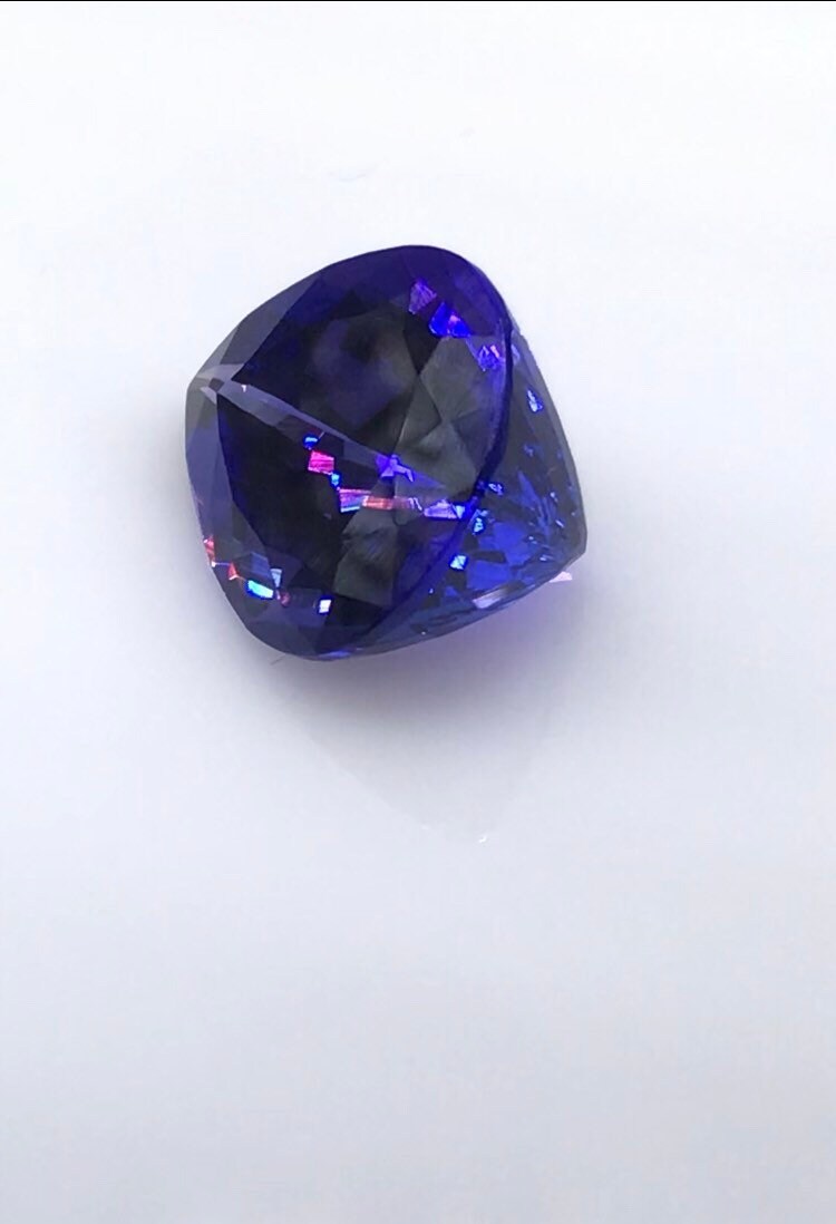 17x13.50MM • 12.35 CARATS • NATURAL TANZANITE • Pear Cut • Loop Clean • Royal Blue • Excellent Cut • December Birthstone