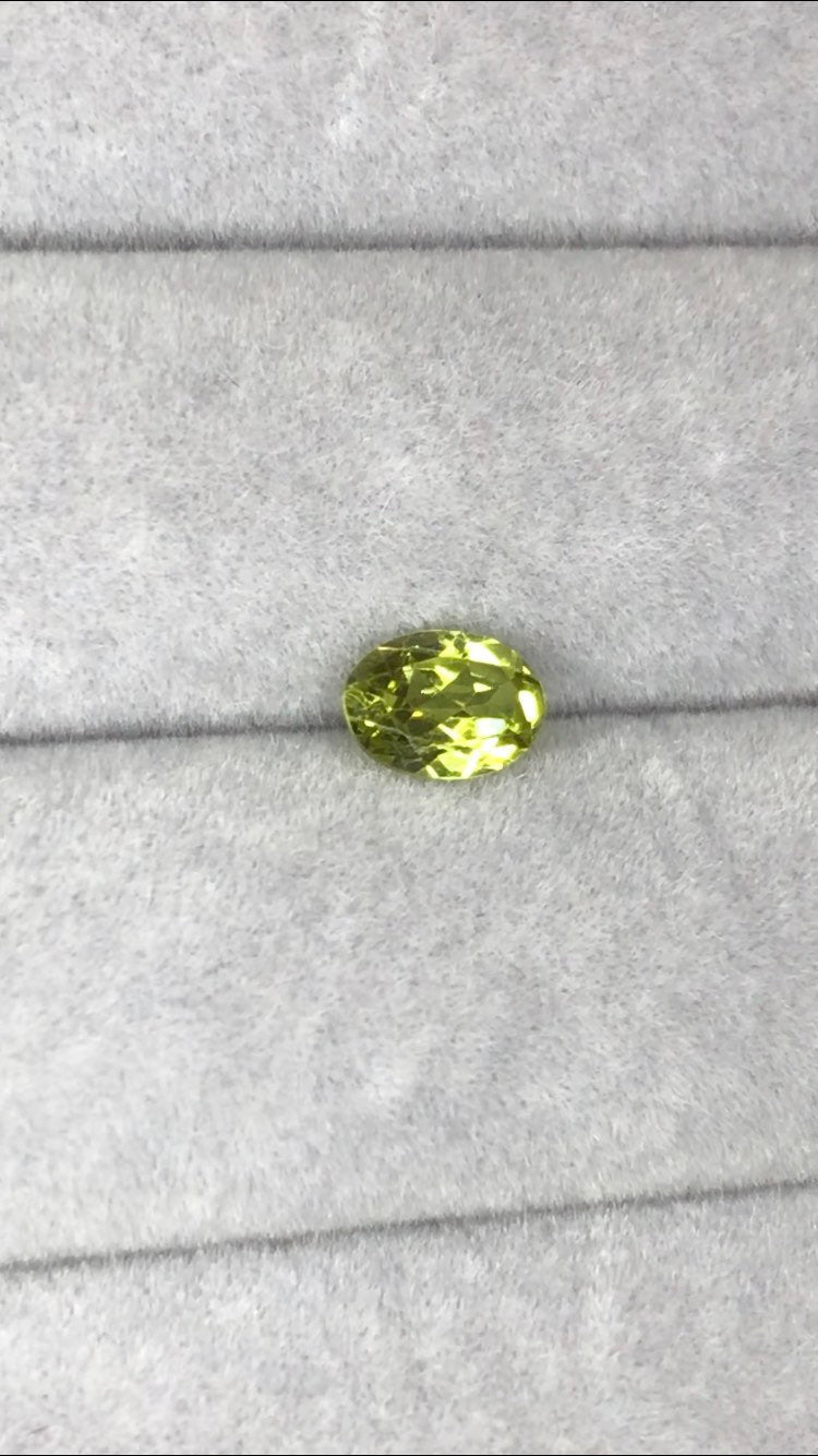 Rare 7.1x5.1mm Oval Cut Grossular Garnet Loop Clean Stone