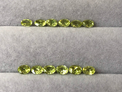 4x3mm grossular garnet oval loose stones, photo 4