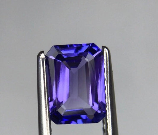 NATURAL • TANZANITE, TANZANITE Stone, Clean 1.63 Carats • Octagon Shape • Fine Cut Violet Blue Tanzanite • Gemstone, Natural Gemstone