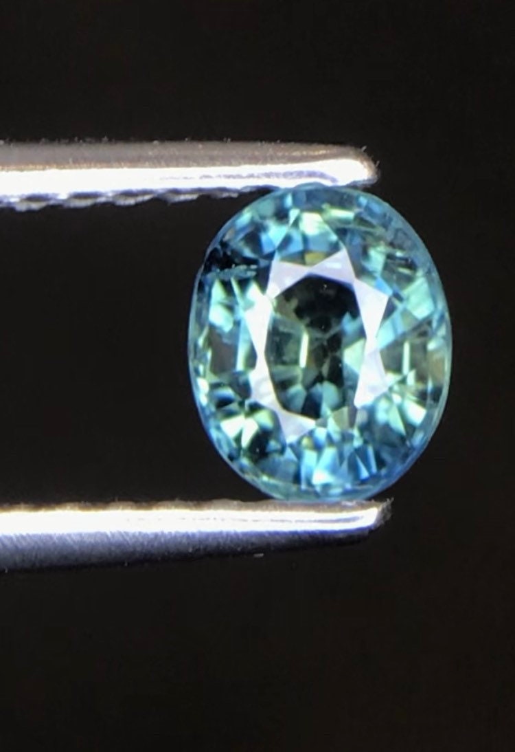 5.5x4.5mm  Rare Oval Cut Teal Sapphire Blue Green  Natural Stone Good Quality With Excellent Cut Lt#02