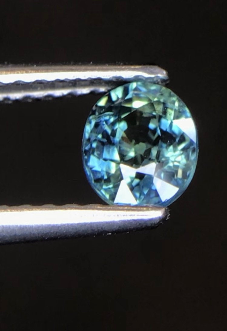 5.5x4.5mm  Rare Oval Cut Teal Sapphire Blue Green  Natural Stone Good Quality With Excellent Cut Lt#02