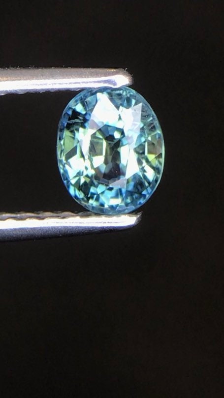 5.5x4.5mm  Rare Oval Cut Teal Sapphire Blue Green  Natural Stone Good Quality With Excellent Cut Lt#02