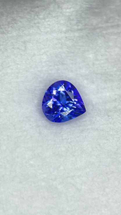 1.51ct heart cut tanzanite gem, photo 3