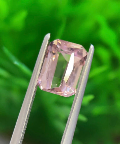 2.28ct peach pink tourmaline octagon cut, photo 3