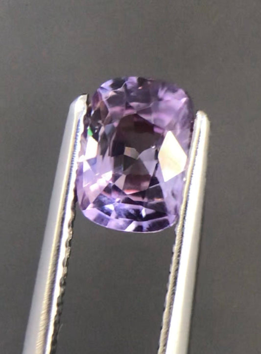 1.33 Carats Lavender Sapphire Cushion Cut Good Quality