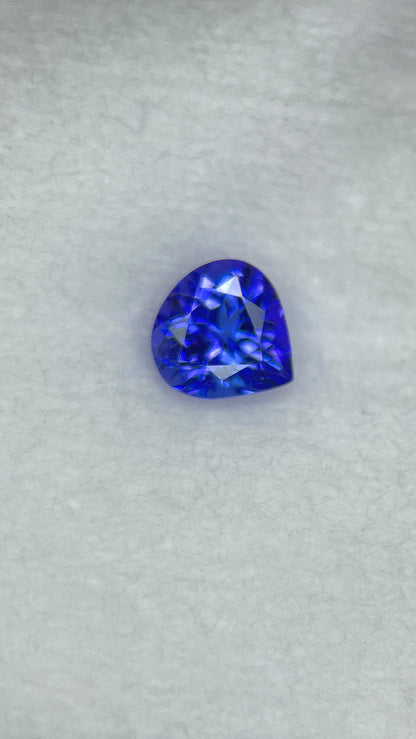 1.51ct heart cut tanzanite gem, photo 1
