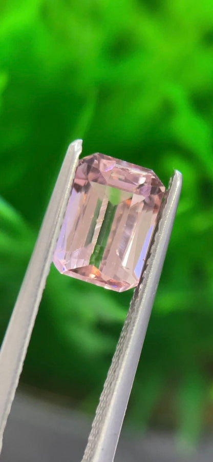 2.28ct peach pink tourmaline octagon cut, photo 4