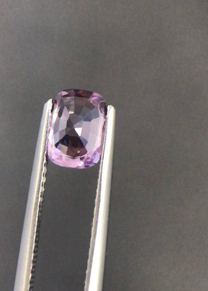 1.33ct lavender sapphire cushion cut, photo 4