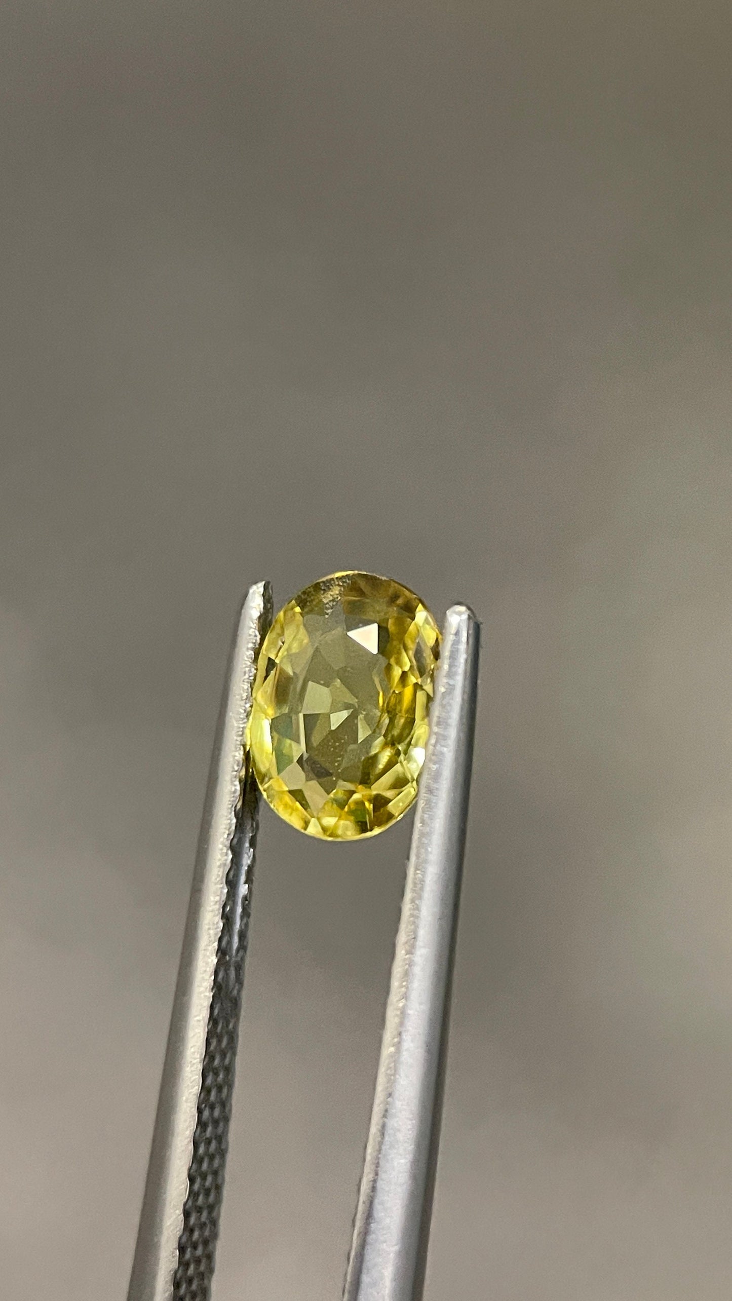 Yellow Sapphire Natural clean Stone Beautiful Color Ring size