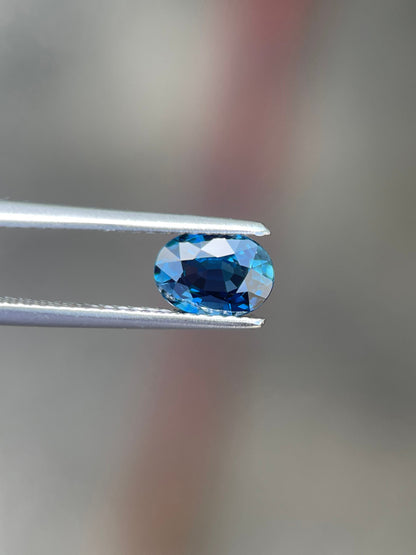 7.2x5.2mm blue sapphire oval, 1.14ct, photo 2
