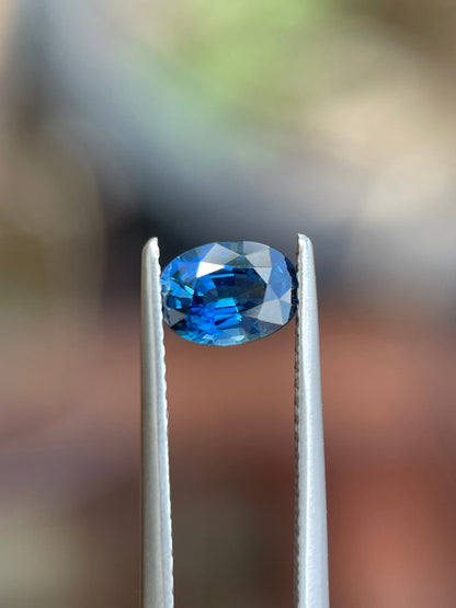 7x5mm blue sapphire oval cut, 1.01ct, photo 4