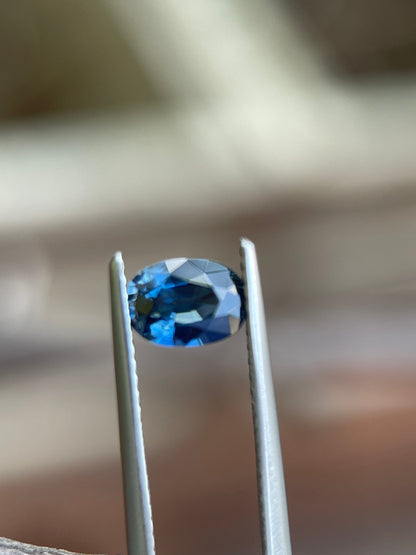 7x5mm natural blue sapphire oval, photo 5