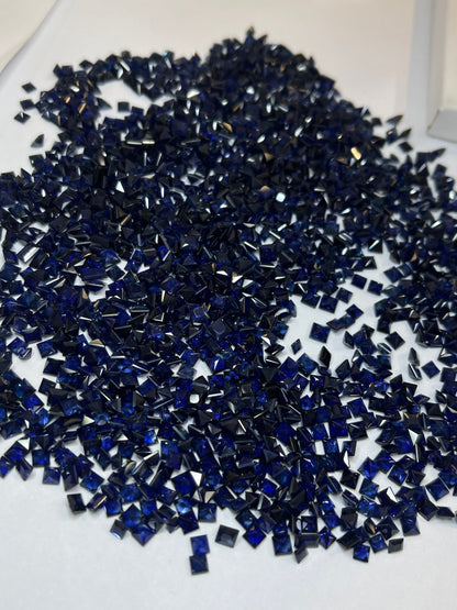 3mm blue sapphire princess cut pack, photo 3