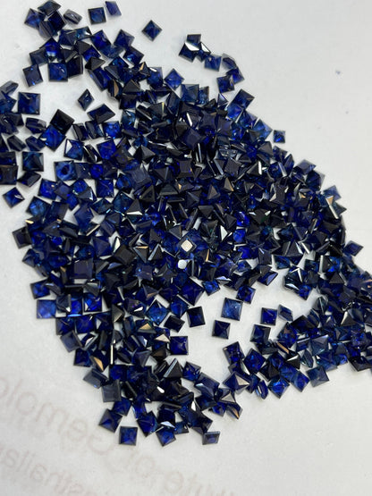 3mm blue sapphire princess cut pack, photo 4