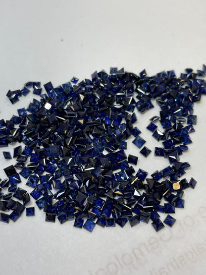 3mm blue sapphire princess cut pack, photo 5