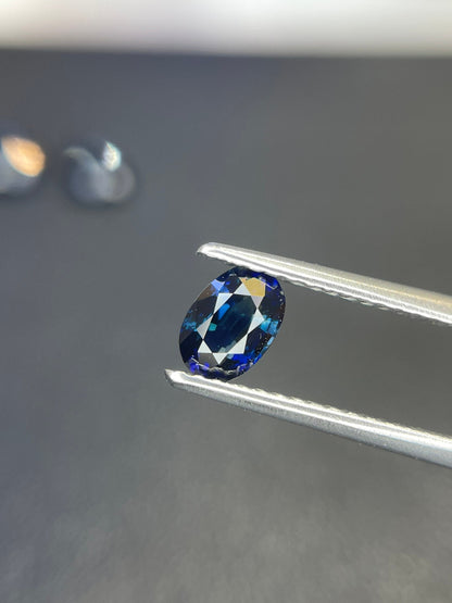 5.9x4.1mm teal sapphire oval, 0.61ct, photo 4