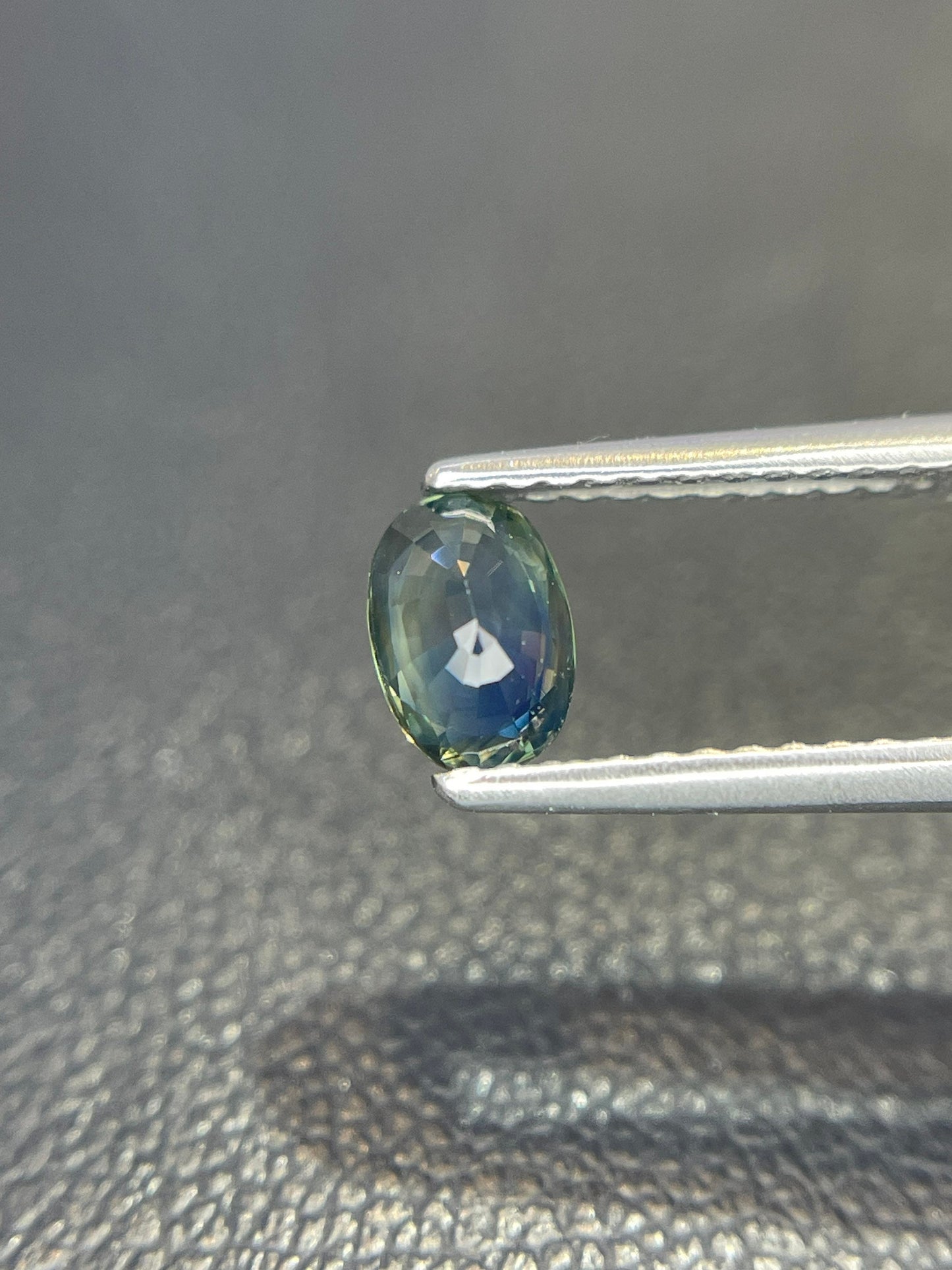 6.2x4.3MM 0.72cts Oval Cut Teal Sapphire Blue Green  Natural Stone Good Quality With Excellent Cut Lt#08