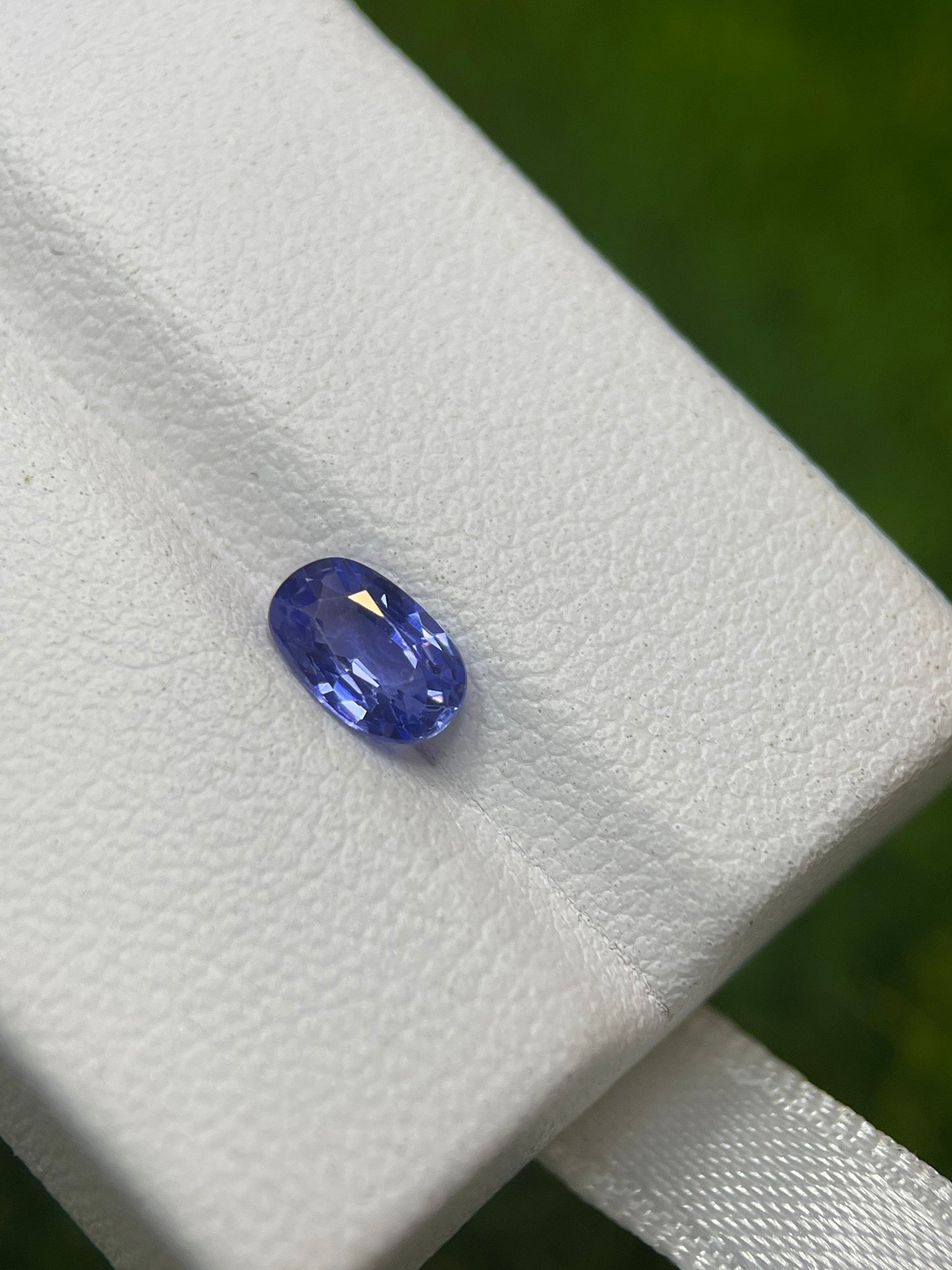 0.91 Carat Blue Sapphire Oval Cut Natural Loose Gemstone Sri Lanka