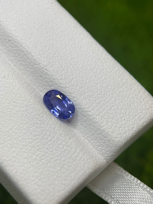 0.91 Carat Blue Sapphire Oval Cut Natural Loose Gemstone Sri Lanka