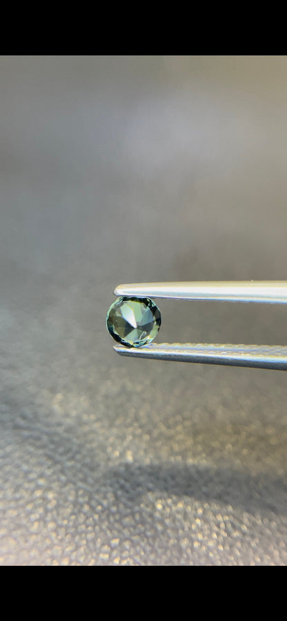 4mm teal parti sapphire round loose gem, photo 5
