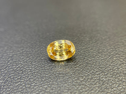 1.19ct champagne zircon oval cut gem, photo 4