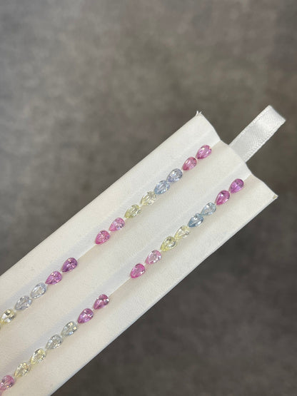 5x3mm unheated pastel sapphire pear cut, photo 5