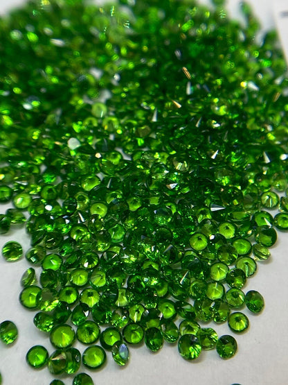 2mm tsavorite garnet round loose lot, photo 3