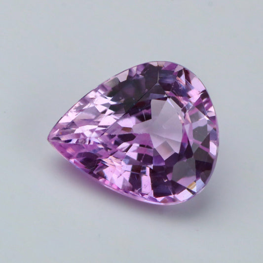 Natural 1.19cts  Baby Pink Pastel Color  Sapphire Pear Cut Good Quality