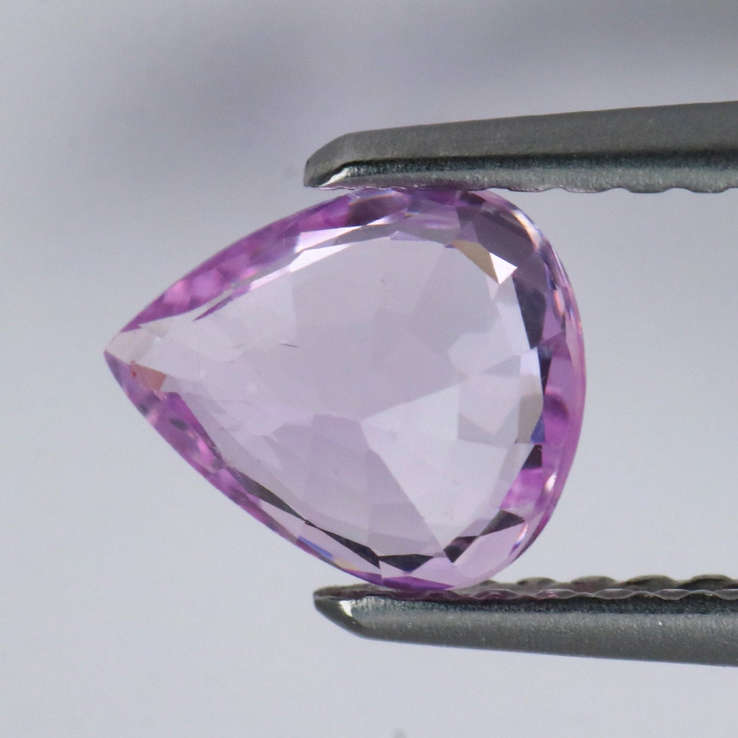 Natural 1.19cts  Baby Pink Pastel Color  Sapphire Pear Cut Good Quality