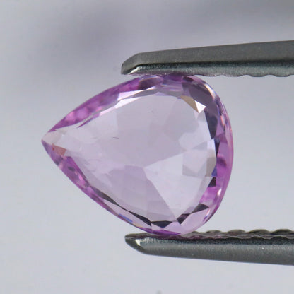 1.19ct baby pink sapphire pear cut, photo 4
