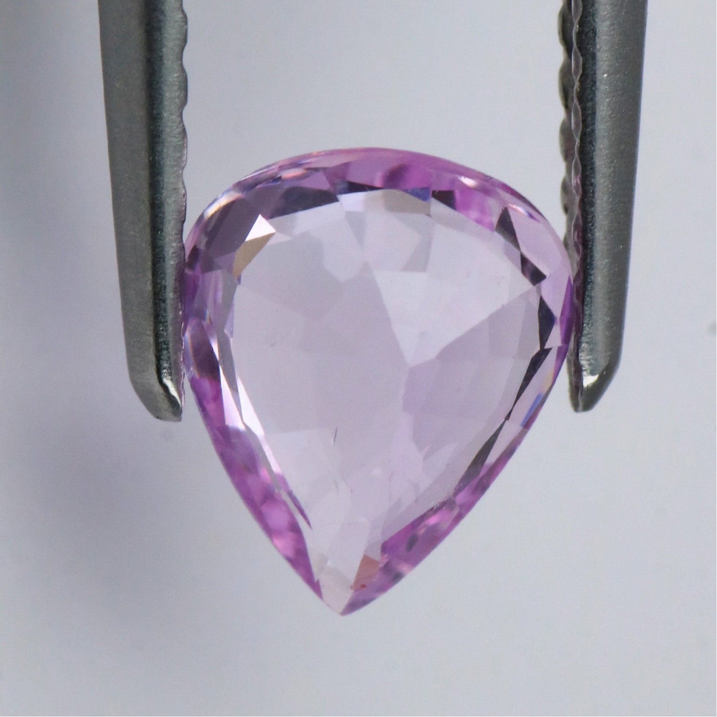 Natural 1.19cts  Baby Pink Pastel Color  Sapphire Pear Cut Good Quality