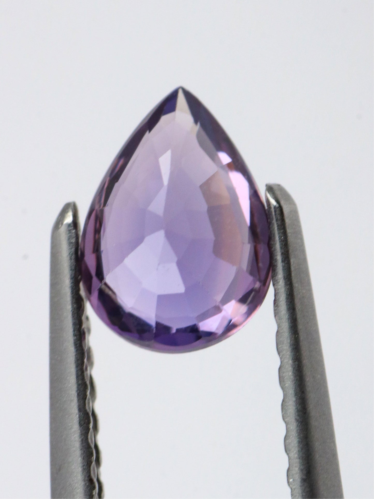 7x5mm Natural Purple Sapphire Pear Excellent Cut perfect for wedding ring