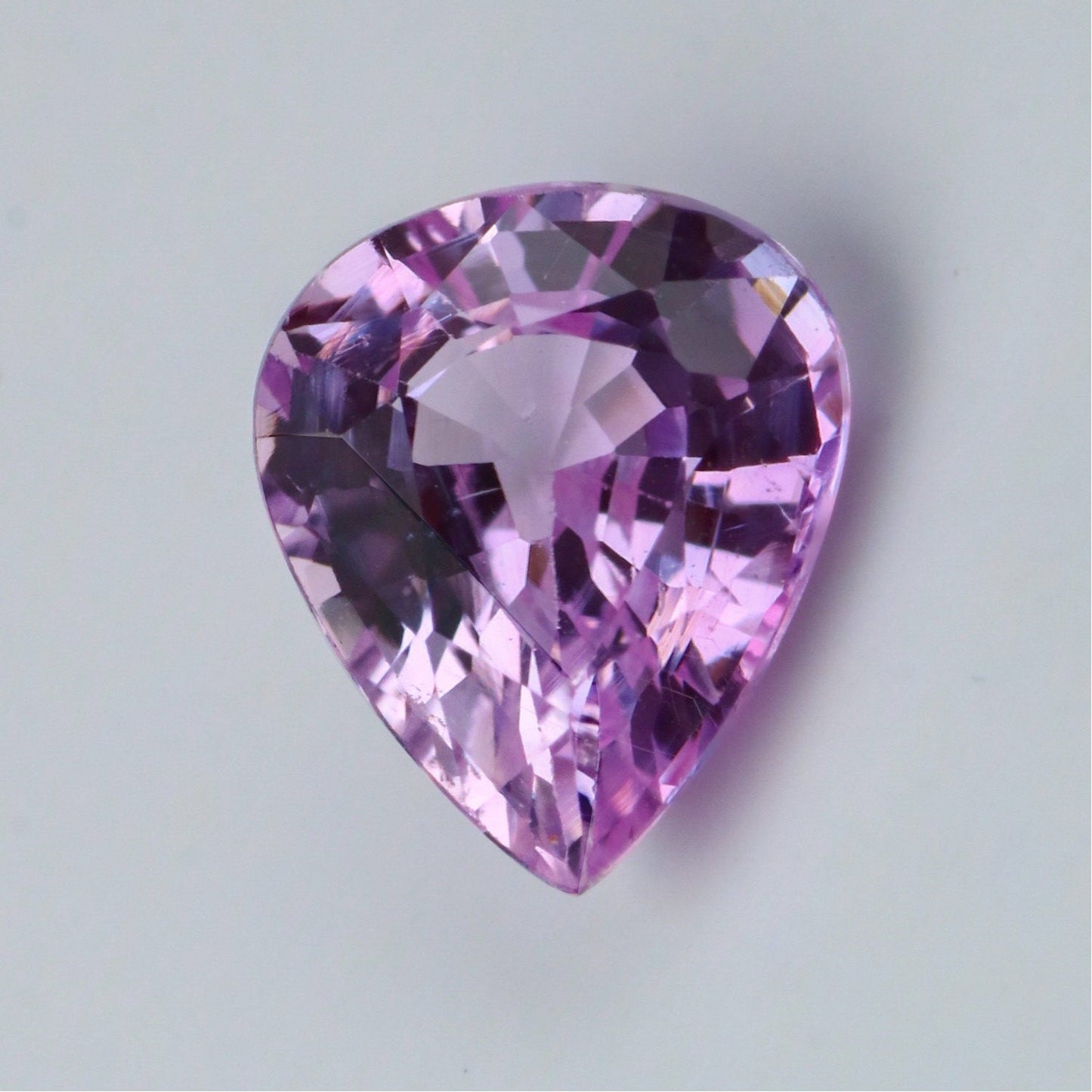 Natural 1.19cts  Baby Pink Pastel Color  Sapphire Pear Cut Good Quality